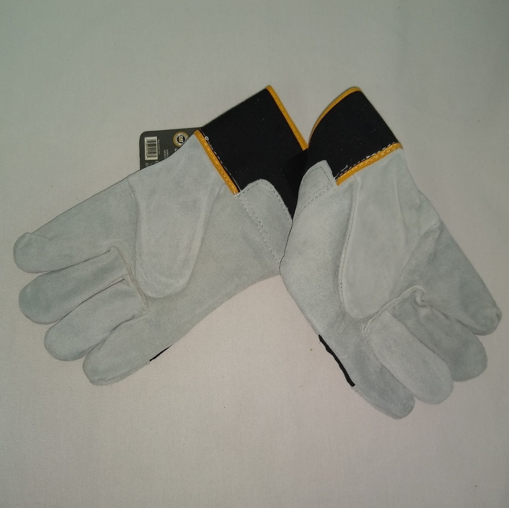 *2/$20.00*  CAT Cowhide Work Gloves - Picture 3 of 5